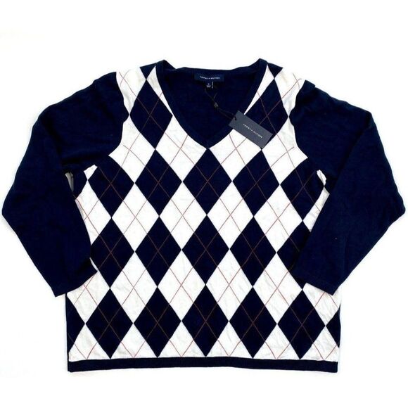 Tommy Hilfiger Cotton Sweater Top 1X Plus Size‎ - Picture 1 of 10